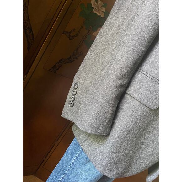 Vintage Burberrys wool blazer in grey, size 42R - Picture 4 of 6
